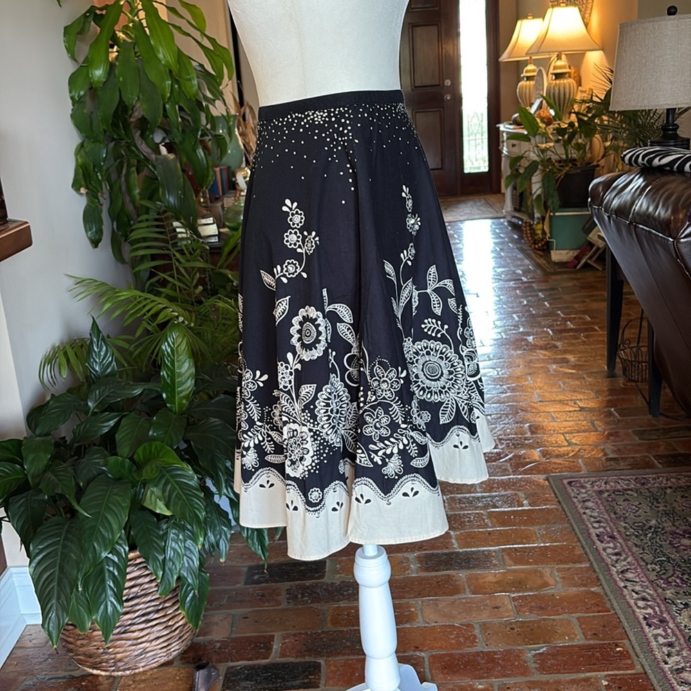 Limited Too Y2K flare floral skirt size 16 - Picture 5 of 11
